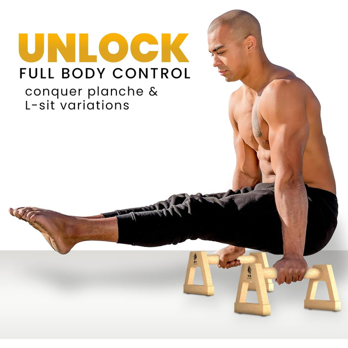 Великі ручки для віджимань 2 нековзні та захисні для суглобів дерев&39яні ручки ідеальне обладнання для паралельних занять та калістеніки для тренувань з власною вагою в приміщенні та на вулиці ідеально підходить для віджимань та стійки на руках