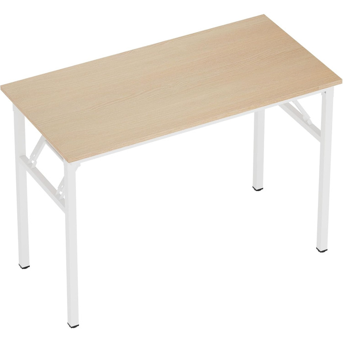 Складаний комп&39ютерний стіл 100 x 60 x 75 см ПК стіл письмовий стіл офісний стіл робоча станція для домашнього офісу використання обідній стіл конференційний стіл 100 см x 60 см рожевий дуб