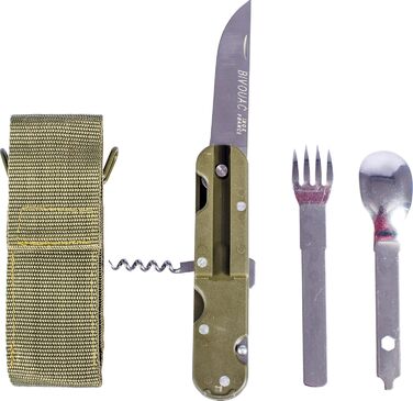 Столові прибори Cao для кемпінгу, включаючи захисний чохол