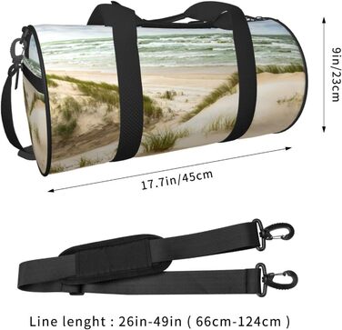 Дорожня сумка-циліндр з тропічним пальмовим принтом, спортивна сумка для чоловіків та жінок, сумка-мішок, спортивна сумка