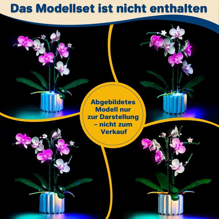 Комплект світлодіодного освітлення для LEGO Icons "Орхідея" (10311)