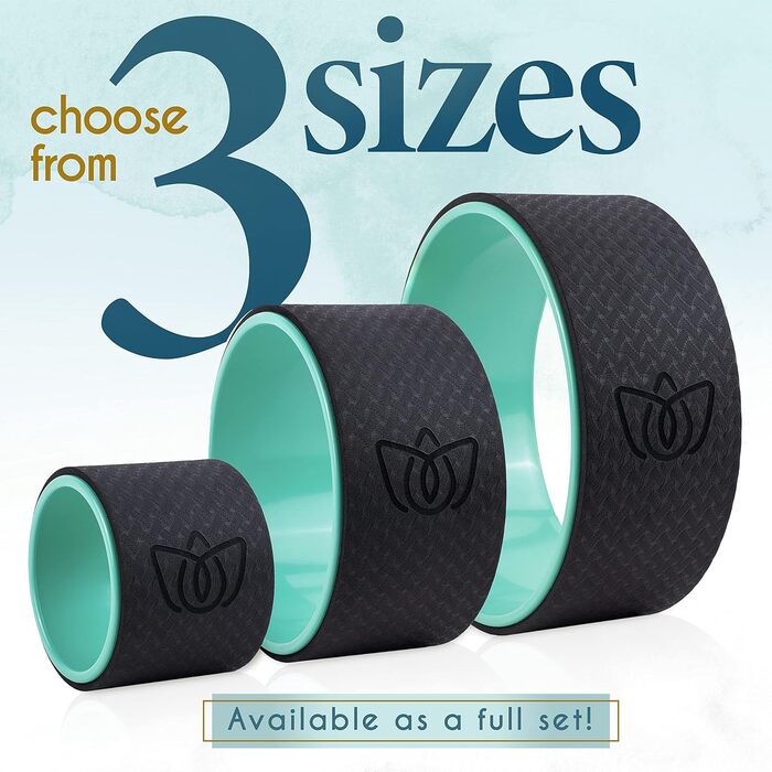 Колесо для йоги Florensi 25 см, одинарне, зелене