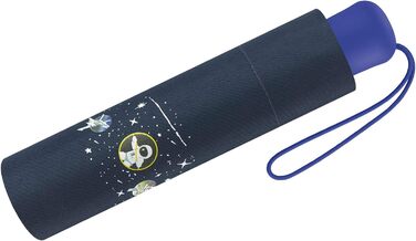 Дитяча складна парасолька Scout світловідбиваюча - космічна темно-синя