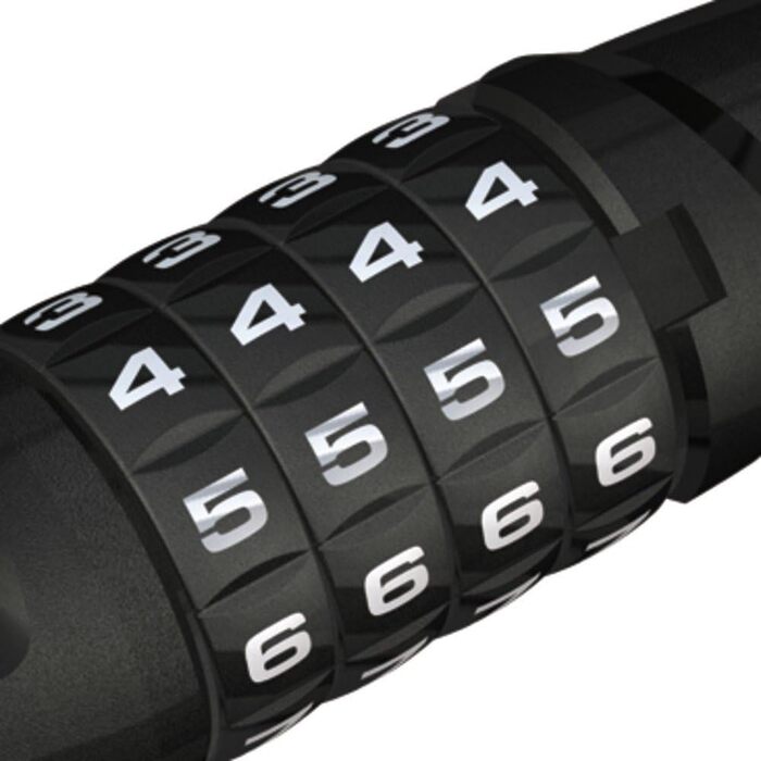 Спіральний тросовий замок ABUS 6512C - кодовий замок з гнучкого спірального троса товщиною 12 мм - рівень безпеки ABUS 4-180 см одинарний