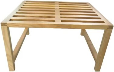 Кухонна полиця Yisen, кухонний органайзер, тримач для спецій, штабелюється, органайзер для полиць з масиву ясена для кухні, для ванної кімнати (комплект з 2 шт.)