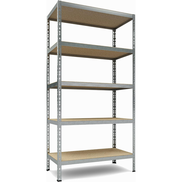 Посилений стелаж TKT, стелаж для файлів, модульний стелаж, 180x92x46 см, 175 кг