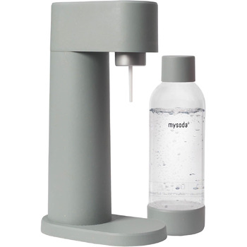 Деревний поновлюваний деревний композитний виробник газованої води з пластиковою пляшкою без BPA об'ємом 1 л (без балона CO2) - Шавлія зелена (голуб)