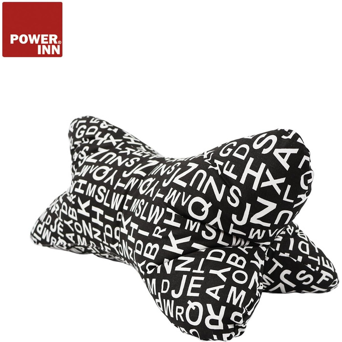 Подушка для читання 43 x 23 см Велика подушка для шиї Подушка для читання, яку можна прати (чорна - класична)