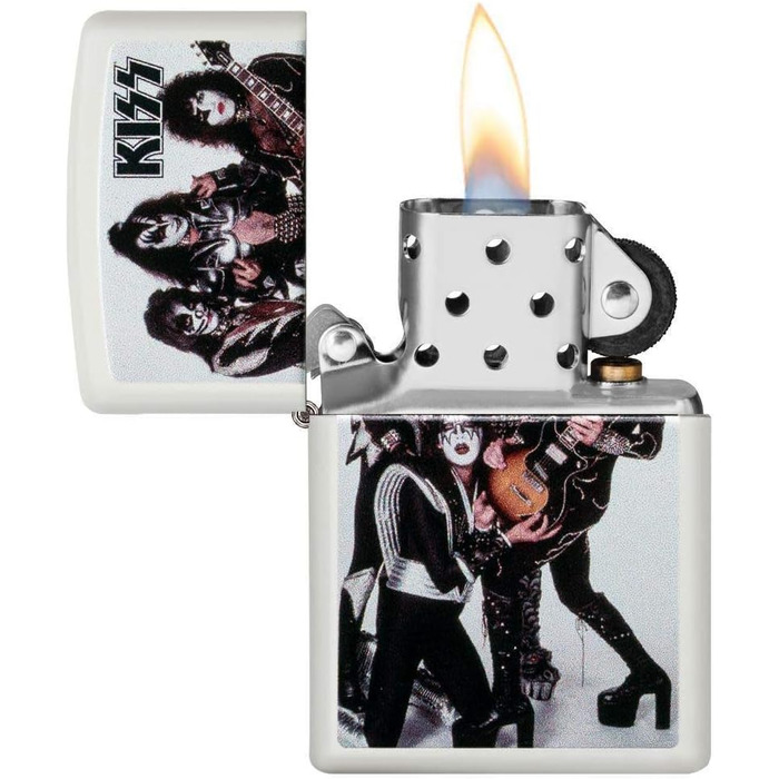 Кишенькова запальничка Zippo Kiss, біла, одного розміру