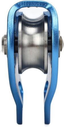 Подвійний блок для зіплайна, канатна дорога у формі серця для скелелазіння та використання, легка та синього кольору.