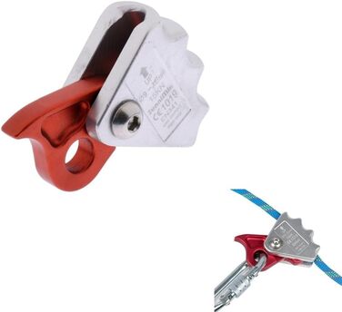 Захист від падіння MagiDeal, пристрій для лазіння по деревах, гальмо та страхувальний пристрій для мотузок діаметром 9-12 мм