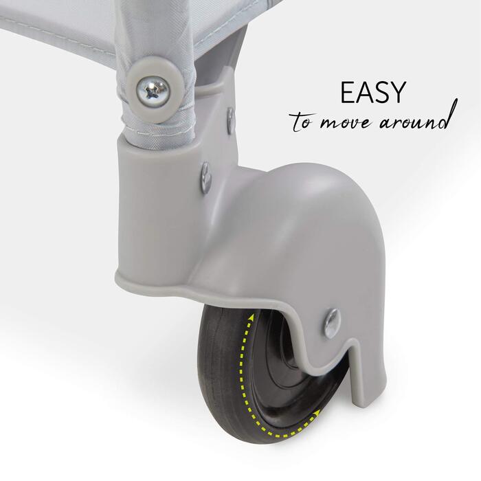 Дитяче ліжечко-транспортне Hauck Sleep N Play Go Plus з сумкою для перенесення, колесами, ігровою зоною, компактне та складне, дитяче ліжечко-транспортне для малюків від народження до 15 кг (Disney Pooh Exploring) Pooh Exploring Sleep N Play Go Plus Disne