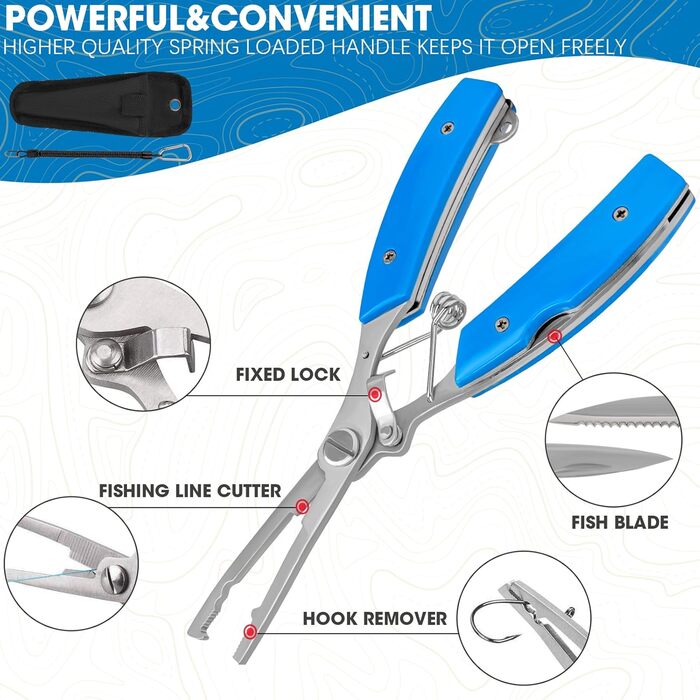 Набір рибальських сумок THKFISH із 79 предметів, водонепроникний рибальський рюкзак з коробками, рибальська сумка для риболовлі, включаючи рибальські плоскогубці, наживку, пристрій для зняття рибальських гачків і губний захват