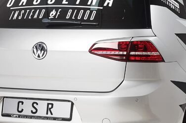 Автомобільні козирки задніх ліхтарів, сумісні з/замінені для VW Golf 7 (Type 1K) RB007-G