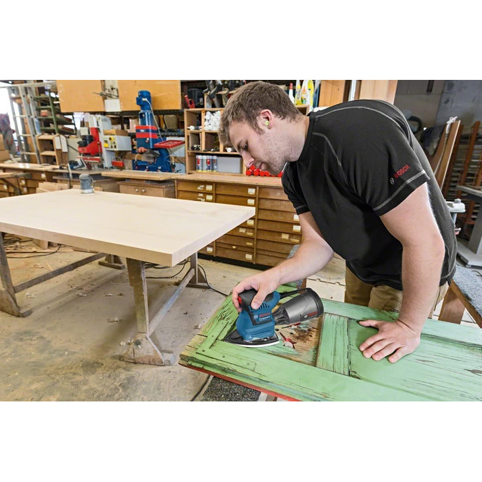 Професійна ексцентрикова шліфувальна машина Bosch GSS 160-1 A Multi (потужність 180 Вт, діаметр окружності 1,6 мм, L-BOXX)