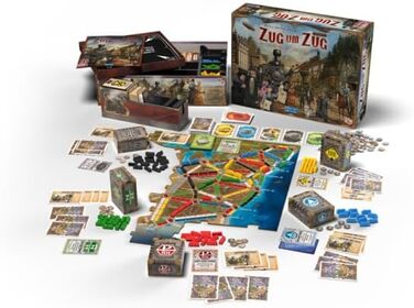 Дні чудес, Ticket to Ride Legacy Легенди Заходу, Сімейна гра, Настільна гра, 2-5 гравців, Від 10 років, 20-90 хвилин, Німецька, Різнокольорова, Барвиста