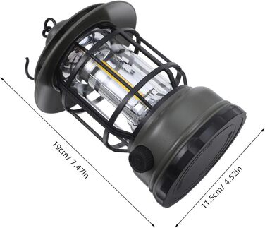 Акумуляторний світлодіодний кемпінговий ліхтар Наметовий ліхтар для використання на вулиці під час відключення електроенергії, ідеально підходить для походів та подорожей аварійний ліхтар для походів та кемпінгу, оливково-зелений