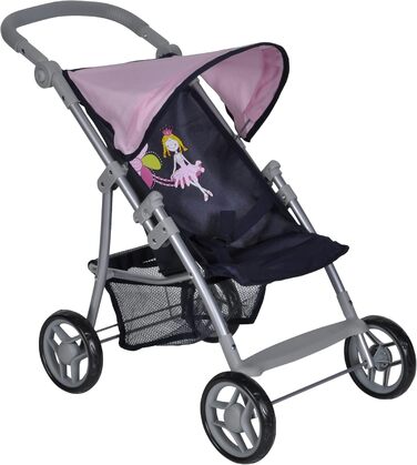 Коляска для ляльки Ліба - принцеса синя, 52 x 30 x 15 см, 16894 -