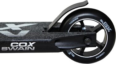 Самокат Cox Swain Stunt Scooter X-385, компресія SCS, вилка з ЧПУ, 100 мм PU / алюмінієві колеса, ABEC 9, діти дорослі, початківці