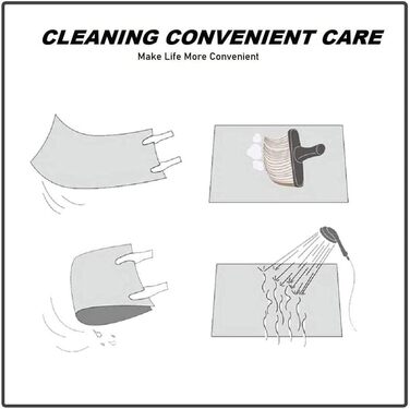 Протиковзкий килимок KINGGOO з діатомової землі для кухні, швидковисихаючий та абсорбуючий, миється, протиковзкий килим для зони кухонної раковини 60x180 см, діатомова земля