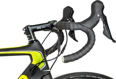 Велосипед Head Unisex I-Speed Team для дорослих, матовий чорний/жовтий, 54