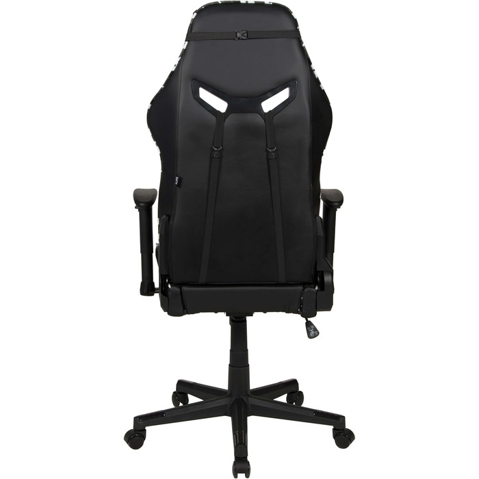 Ігрове крісло GAME ROCKER G-30 зі штучної шкіри, камуфляжно-сірого кольору, вантажопідйомність до 110 кг