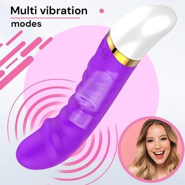 Класичний вібратор для жінок Future of your pleasure Sensual 19 см, діаметр 3,5 см, сильна вібрація, силіконовий, стимуляція G-точки, для пар, FOPS W36-3 (тихий)