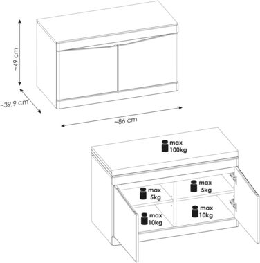 Вішалка для одягу сучасний комплект меблів для передпокою передпокій вішалка для одягу комод дзеркало вішалка для одягу лавка з по