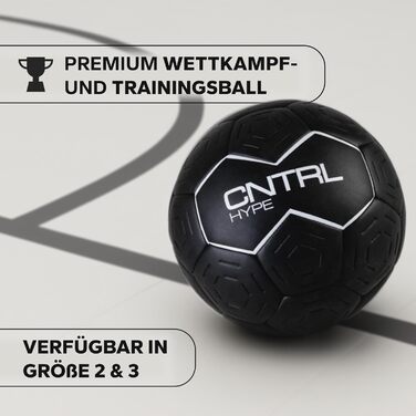 Гандбольний м&39яч CHAIZ CNTRL Hype Grip BLACK Тренувальний та змагальний м&39яч Розмір 2 та 3 Гандбольний м&39яч для жінок та чоловіків в комплекті чохол для м&39яча