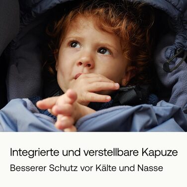 Зимова муфта для ніг Bugaboo Performance для холодної пори року, незамінний аксесуар для коляски з капюшоном і двосторонньою засті