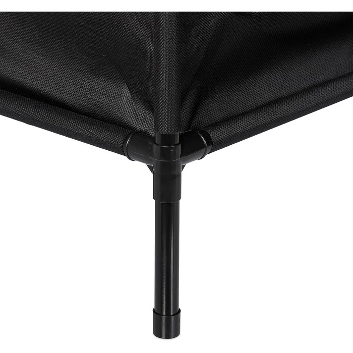 Кемпінгова шафа Relaxdays, 2 полиці, ВxШxГ 87 x 47,5 x 47,5 см, тканина та метал, кемпінгова полиця, місце для зберігання в тенті, сірий