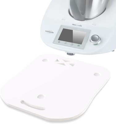 Розсувна дошка підходить для Thermomix TM6 TM5, JLNJLE Високоякісна акрилова планерна дошка без зусиль рухома дошка для аксесуарів TM6 TM5 (біла)