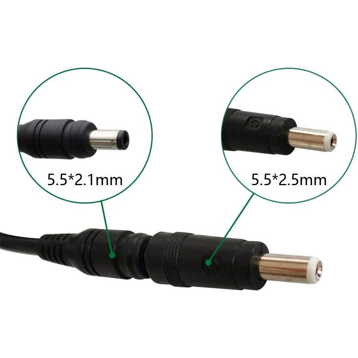 Зарядний адаптер живлення 54,6 В 2 А для літій-іонного акумулятора 48 В з роз&39ємом постійного струму 5,5 x 2,1 мм/5,5 x 2,5 мм