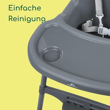 Регульований стільчик для годування 2-в-1, перетворюється на дитяче крісло, 6 місяців - 3 роки (макс. 15 кг), легкий (3,3 кг), дит