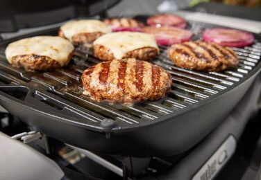 Газовий гриль Weber Q 1200N із бічними столиками