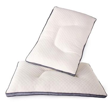 Подушка преміум-класу Mixibaby, 2 шт., 50 x 70 см, дихаюча, м&39яка, стьобана, для шиї, модель подушка для підтримки шиї