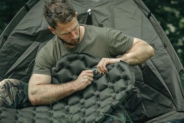 Двоспальний матрац 186x116 см Olive - Надлегкий складаний килимок для сну для кемпінгу, водонепроникна подушка для сидіння на вулиці, термокилимок для походів, двоспальний Olive