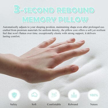 Подушка для сну на боці з проймою, ергономічна подушка, піна з ефектом пам&39яті, ортопедична подушка для підтримки шиї для сну на боці, для шиї та плечей