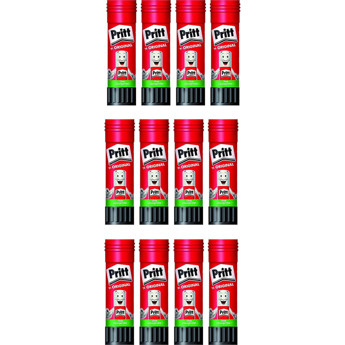 Клей-олівець Pritt WA11, 11 г, 12 упаковок