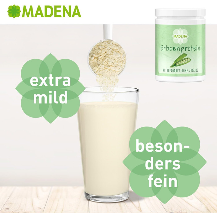 Гороховий протеїновий порошок MADENA 1 кг