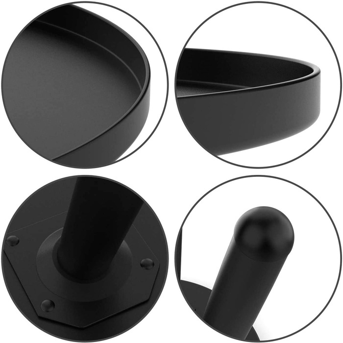 Металевий журнальний столик, 46 x 50 см, сучасний круглий диван-столик для вітальні, чорний, практична тумбочка для спальні