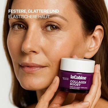 Колагеновий крем для обличчя Collagen Boost 50 мл Підтягуючий догляд з колагеном та пептидами Покращує еластичність, бореться з втратою пружності шкіри та чітко окреслює контури обличчя