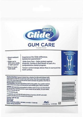 Палички для нитки Glide Pro-Health, 6 x 30 шт. 30 шт. (1 упаковка)