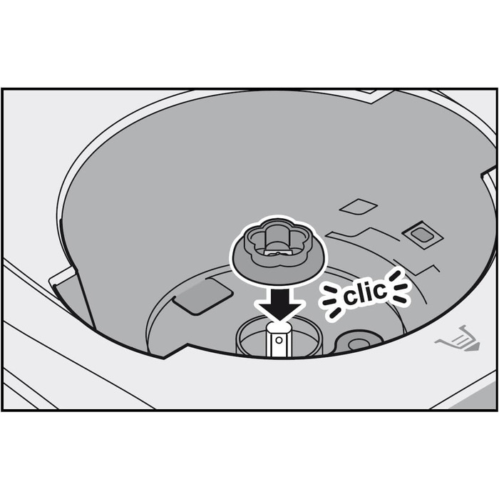 Направляюча/вісь зчеплення для Monsieur Cuisine Connect & Monsieur Cuisine Smart *Посилена нержавіюча сталь*