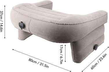 Ігрова подушка для читання, портативна м&39яка повітряна подушка для колін для дорослих, надзвичайно велика надувна подушка для читання при ліжку, подушка для підлокітника, для читання, гри, роботи