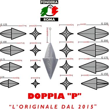 Повідець Fonderia Roma Double-P з вудкою 175 гр