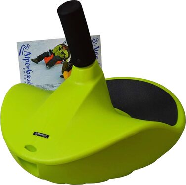 Санки Alpengaudi Zipfelbob з ручкою до 100 кг 2 шт. зелені, 2 шт.