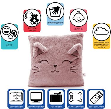 М'яка подушка для дітей, пухнаста декоративна подушка з наповнювачем, дитяча подушка, декоративна подушка для дитячої кімнати, при