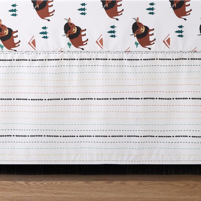 Комплект дитячої постільної білизни Peanutshell Woodland, підодіяльник для хлопчиків або дівчаток, комплект постільної білизни з 4