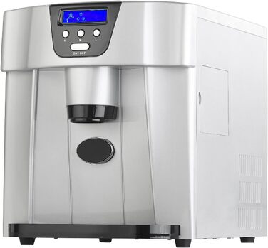 Льодогенератор Rosenstein & Shne машина для виробництва кубиків льоду EWS-2100 з дозатором кубиків льоду (льодогенератор, льодогенератор, форми для кубиків льоду)